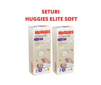 cumpără 1 Set 2 pachete scutece-chiloțel Huggies Elite Soft Pants  Mega 3  (6-11 kg), 48 buc în Chișinău 