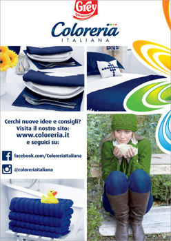 COLORERIA ITALIANA BLU JEANS vopsea pentru materiale textile culoare Jeans, 350 g 