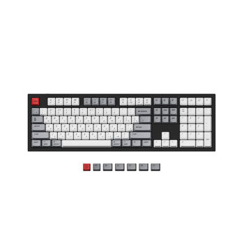 Набор кейкапов Keychron Keycap Set Retro ISO & ANSI Q3 & Q4 & Q4 Pro & Q6 & Q6 Pro & V3 & V4 & V6 & K8 & K8 Pro, Russian layout, JM-189 (Аксессуары для клавиатуры Keychron)