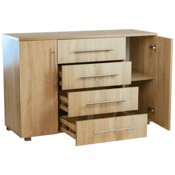Comodă Mashtab 10580 Madrid 4 sertare (1200x430x800) Sanoma