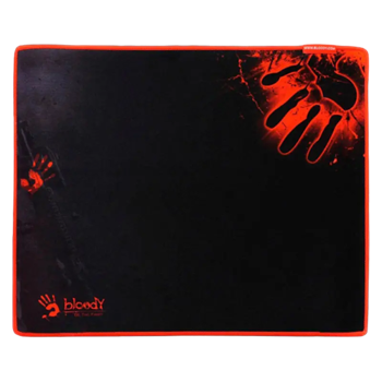 Mouse Pad pentru gaming Bloody B-081S, Medium, Negru/Roșu 