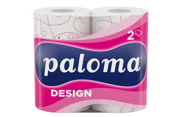 Бумажные полотенца Paloma, 2 слоя, 2 рулонов 