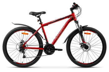 Bicicletă Aist Quest 26'' Negru-roșu 
