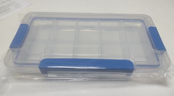 Коробка из пластика для мелочей 23*12*3.5 см 