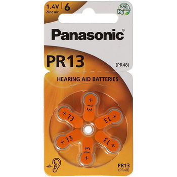 PR13, Blister*6, Panasonic, PR-13/6LB (PR48), 5.4x7.9mm, 300mAh 