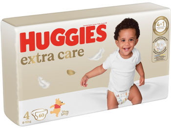 Подгузники Huggies Extra Care Mega  4  (8-16 кг), 60 шт 