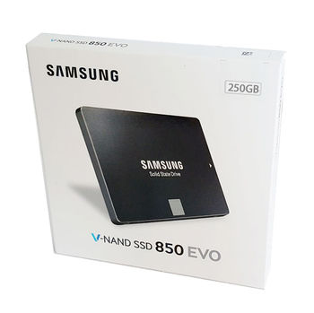 2.5" SSD 250GB  Samsung SSD 850 EVO, SATAIII, Sequential Reads: 540 MB/s, Sequential Writes: 520 MB/s, Max Random 4k: Read: 97,000 IOPS / Write: 88,000 IOPS, 7mm, Samsung MGX controller, 3D V-NAND Technology