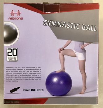 Minge gimnastica cu pompa d=85 cm, 1.5 kg GB1502 (6163) 