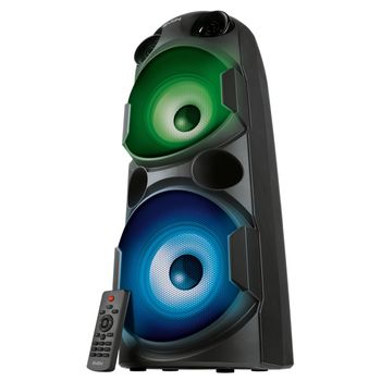 Partybox SVEN "PS-750" 80w, Black, Bluetooth, TWS, Bluetooth, FM, USB, microSD, 2x4400mA*h 
