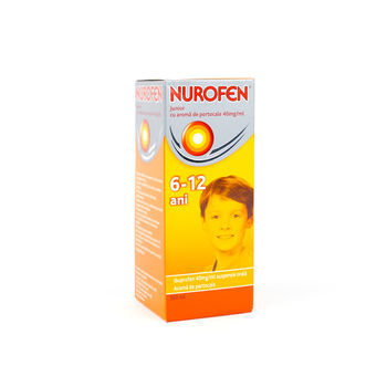 cumpără Nurofen Junior cu aroma de portocale 200mg/5ml 100ml susp. orala. în Chișinău 