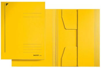 Папка для бумаг A4 250стр. (желт), картонная 