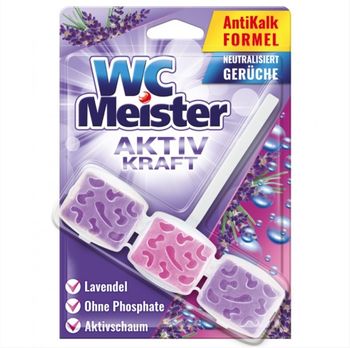 Toaletă bloc WC Meister parfum lavanda 45g 