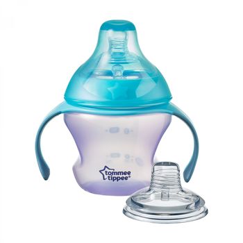 Cană de tranziție Tommee Tippee (4-7 luni), violet, 150ml 