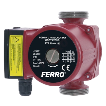 cumpără Pompa circulatie FERRO 25-40-130 0203W CL09617 în Chișinău 