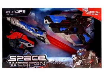 Набор два пистолета космических и меч "Space Weapon" 