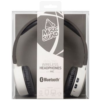 Bluetooth headset, Cellular MUSICSOUND, White/Black 