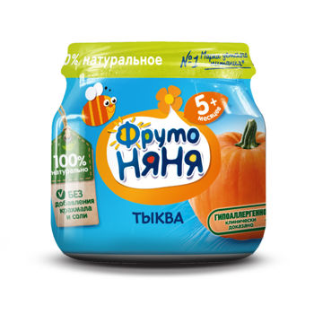 Пюре ФрутоНяня из тыквы, 80 гр. 