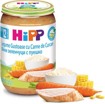 cumpără Hipp 6813 Piure legume gustoase cu orez și curcan 220g în Chișinău 