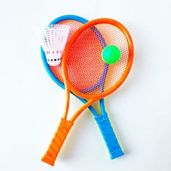 Набор для пляжного тенниса (2 ракетки, воланчик + мячик) S908 (6681) 