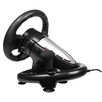 Wheel  SVEN GC-W700, 10", 180 degree, Pedals, Tiptronic, 2-axis, 12 buttons, Vibration feedback, USB 