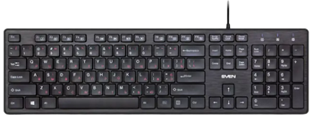 Клавиатура SVEN KB-E5800, Проводная, Черная 