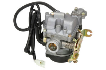 Carburator complet Gy6 (Kunfu) Vacuum constant (fund din plastic) 