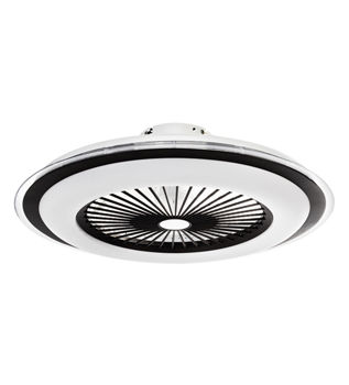 Plafoniera Led ventilator 48W Zonda negru ML8339 