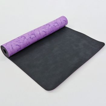Коврик для йоги 183х68х0.5 см PU 0566 black (3310) 
