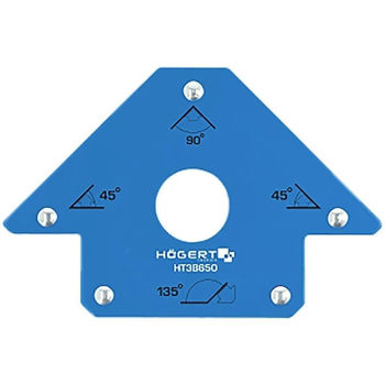 Suport magnetic pentru sudură Hoegert Suport magnetic de sudura 34kg 190x122x27mm HT3B650