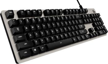 Gaming Keyboard Logitech G413 Carbon, Mechanical, ROMER-G Tactile, Aluminum-alloy, Backl, Silver USB 