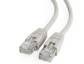 10m Gembird FTP Patch Cord Gray, PP22-10M, Cat.5E, molded strain relief 50u plugs