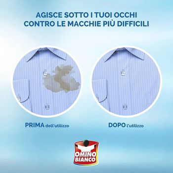 Пятновыводитель или средство для усиления порошка OMINO BIANCO 5in1 для цветный одежды, 450 г 