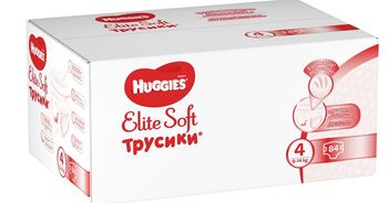 купить Трусики Huggies Elite Soft Mega 4 (9-14 kg), 84 шт. BOX в Кишинёве 