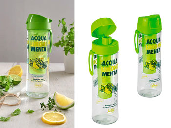 Sticla pentru apa Snips Mint&Lemon 0.75l cu infuzor, tritan 