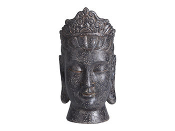 Статуя "Голова Будды" 42cm, керамика, коричневый 