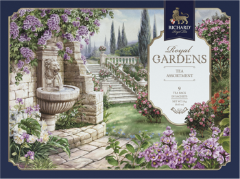 Чай RICHARD "ROYAL GARDENS. TEA ASSORTIMENT" ассорти черного чая в сашетах, 18 г 