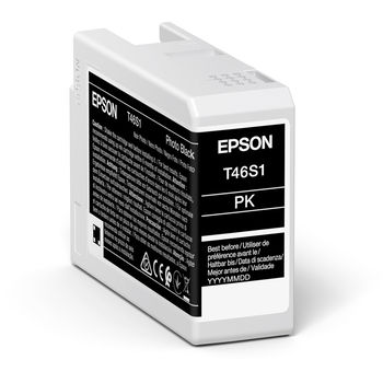 Ink Cartridge Epson T46S1 UltraChrome PRO 10 Ink, Photo Black, C13T46S100 