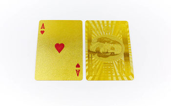 Carti de joc auriu (54 buc., 0.28 mm) Dollar Gold 100 IG-4566 (3831) 