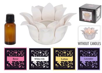 Set de aromaterapie 3buc: odorizant de aer, luminare, parfum20ml 