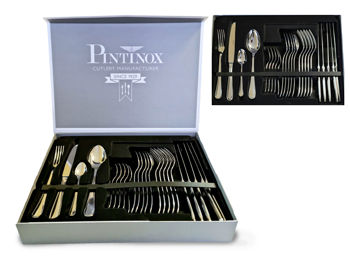 Set de tacimuri Pinti Sirio 24buc, inox 