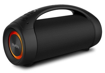 Speakers SVEN "PS-370" 40W, Waterproof (IPx5), TWS, Bluetooth, FM, USB, microSD, 2x3600mA*h 