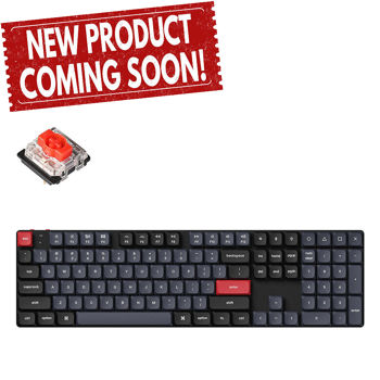 Tastatura Keychron K5 Pro QMK/VIA Wireless Custom Mechanical Keyboard (K5P-H1) Black, Ultra-slim, Full Size layout, RGB Backlight, Gateron Low-Profile 2.0 Mechanical Red Switch, Hot-Swap, Bluetooth, USB Type-C, gamer (tastatura/клавиатура)