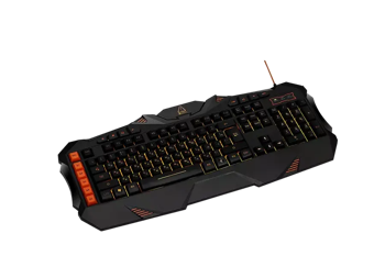 Tastatură Gaming Canyon Fobos, Negru/Portocaliu 