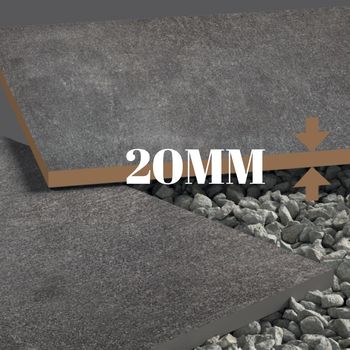 Керамогранитная плитка DONAU GREY CB 20MM 60X60 CM 