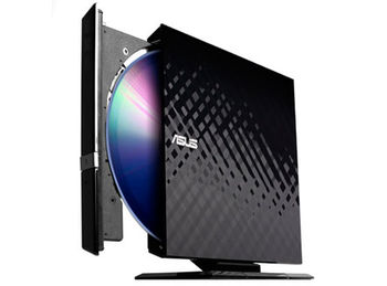 Внешние оптический привод ASUS SDRW-08D2S-U LITE Black External Slim DVD+-R/RW Drive, 8x DVD+-R/8x DVD+-R DL/5x DVD-RAM/24xCDR/ 24xCDRW /8xDVD/24xCD, USB 2.0 (unitate optica externa DVD-RW/оптический привод внешний DVD-RW)