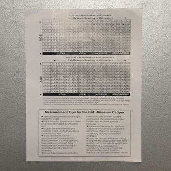 Штангенциркуль для измерения потери жира в теле CR7020 (7448) 