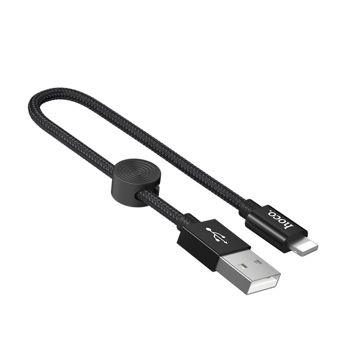 Hoco Cable USB to Lightning X35 Premium 2.4A 0.25m, Black 