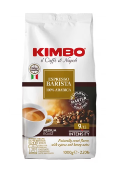 Cafea prajită KIMBO AROMA GOLD 100% ARABICA, 1KG boabe 