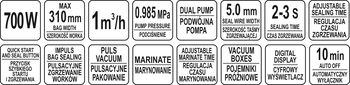 cumpără Mașină de ambalat cu benzi  sub vid 310 mm în Chișinău 