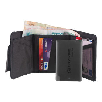купить Кошелек-powerbank Lifeventure RFiD Charging Wallet, black, 68305 в Кишинёве 